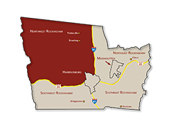 Northwest Rockingham map