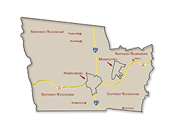 Harrisonburg & Rockingham County map