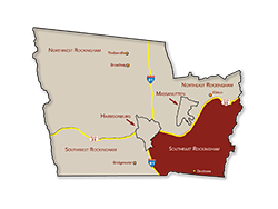 Southeast Rockingham map