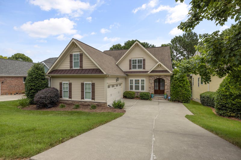 Beautiful modern home with landscaped front yard and curb appeal for spring listing season